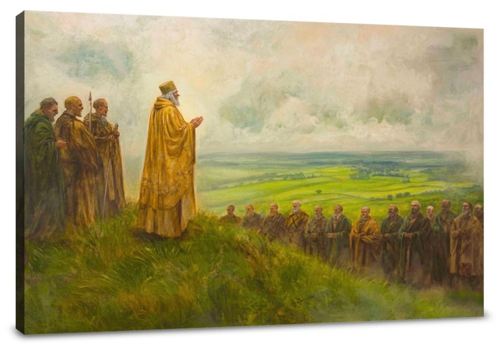 Saint Patrick’s Preaching Canvas