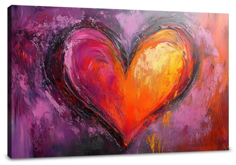 Passionate Heart Canvas