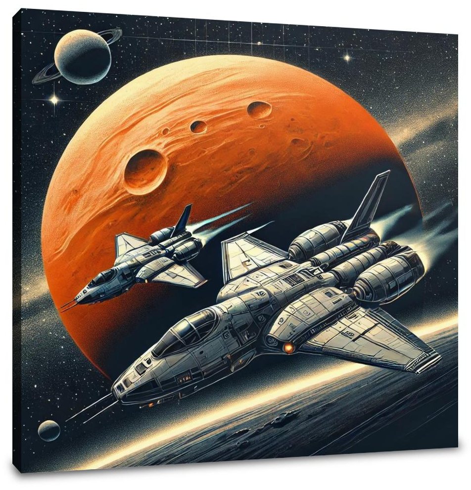 Cosmic Exploration Canvas