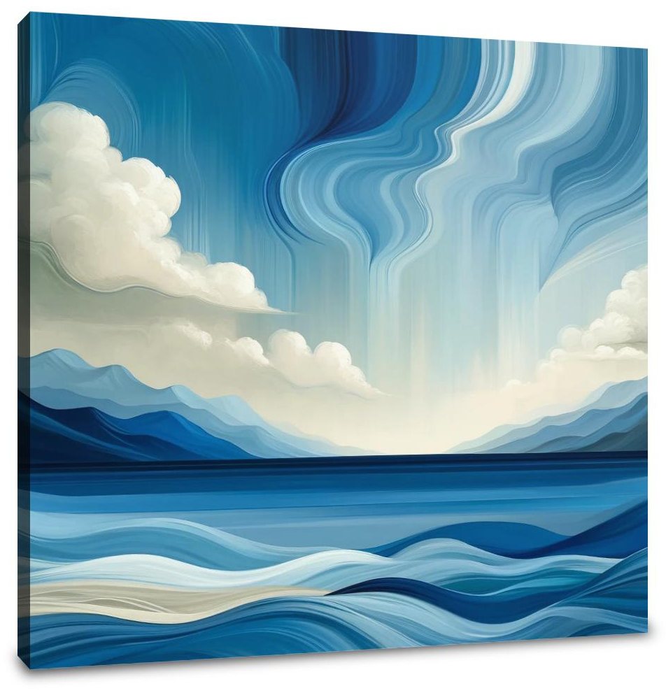 Azure Depths Canvas