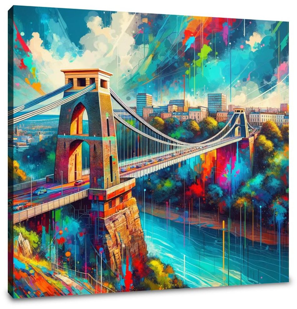 Bristol Clifton Bridge Vitality Canvas