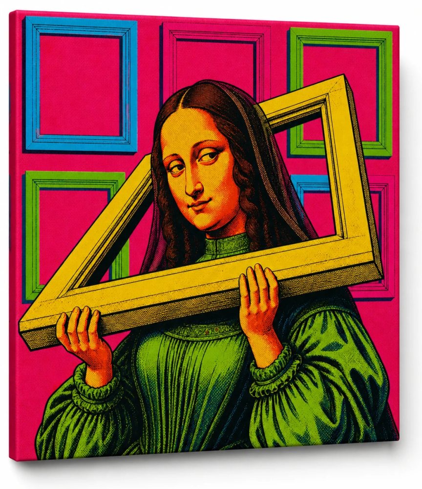 Mona Lisa — Frame Burden Canvas