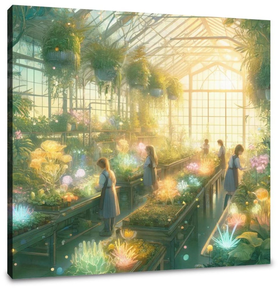 Magical Greenhouse Canvas