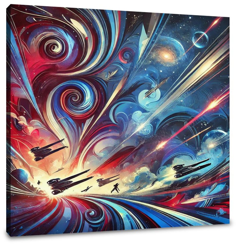Galactic Chaos Canvas