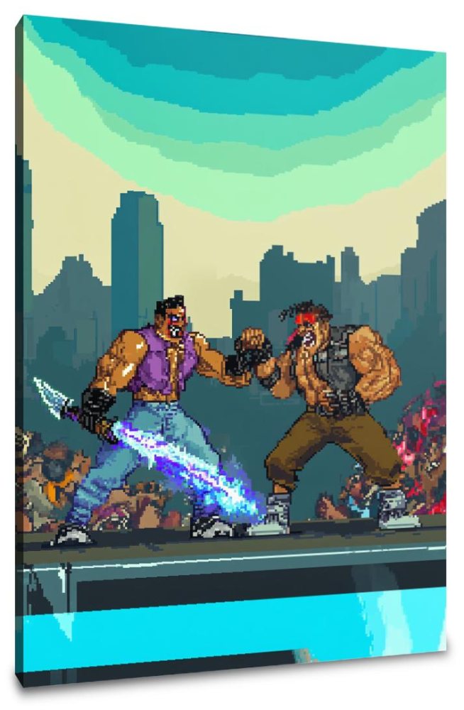Heroic Action Duo Canvas