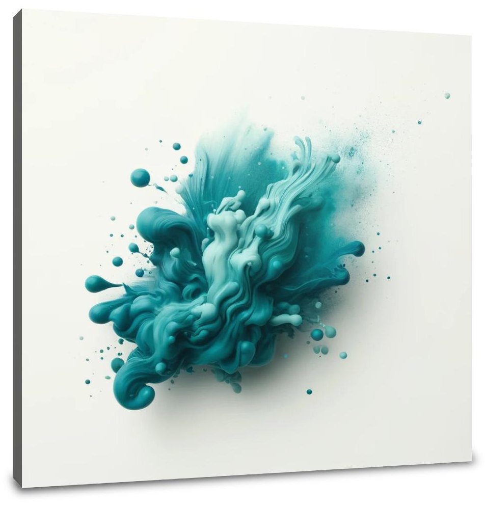 Teal Serenity Canvas