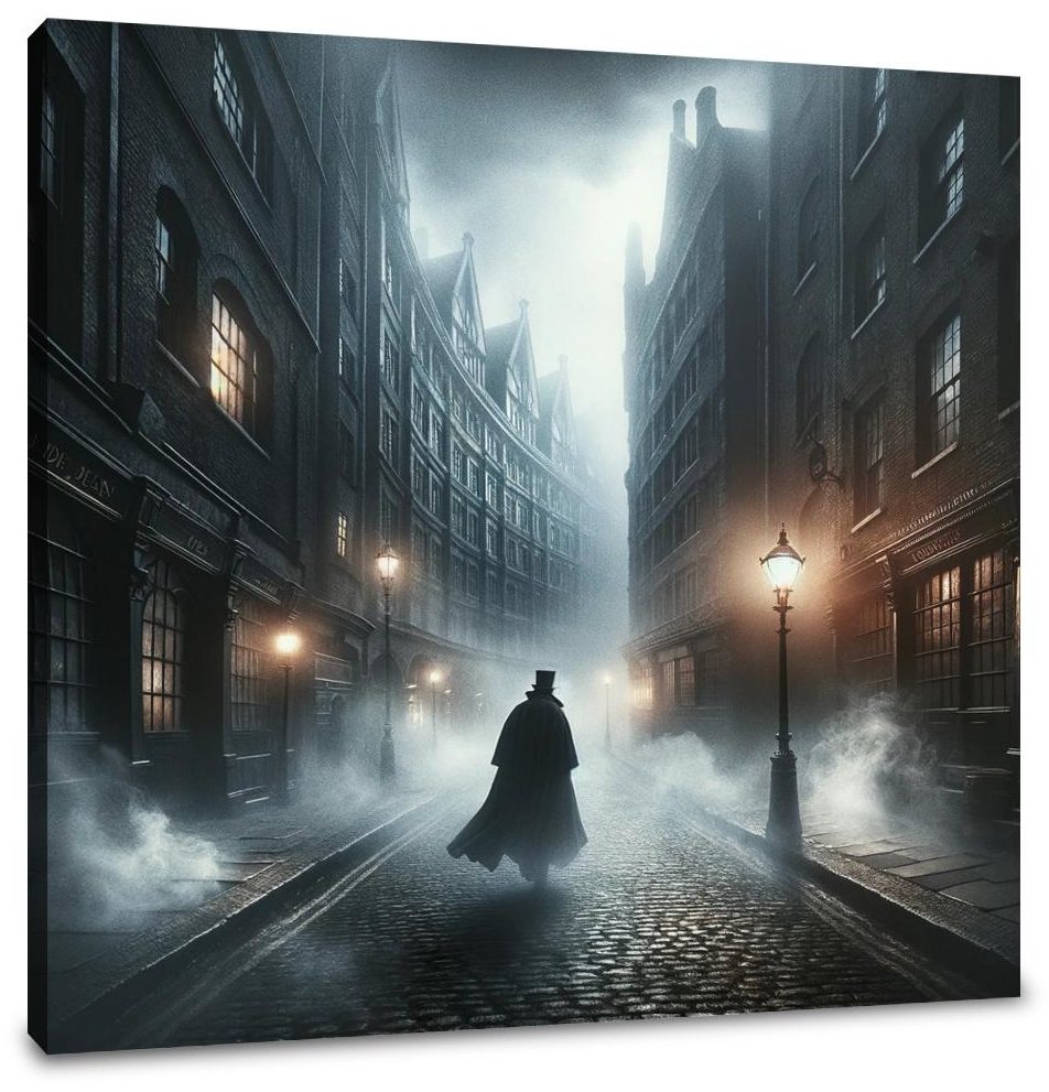 Mr. Hyde's London Nocturne Canvas