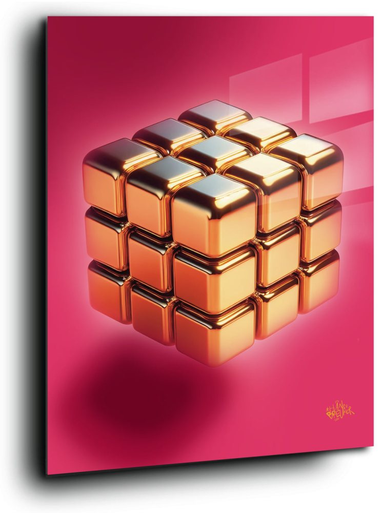Kubus Pink and Gold.
