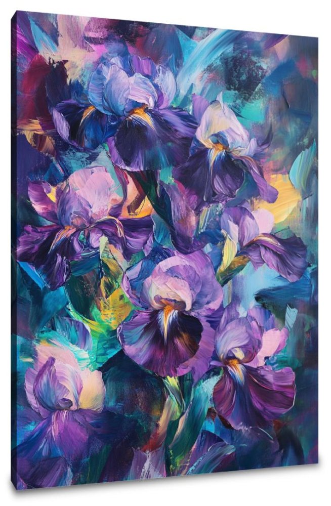Enigmatic Iris Canvas