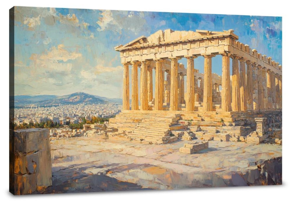 Parthenon Light Canvas