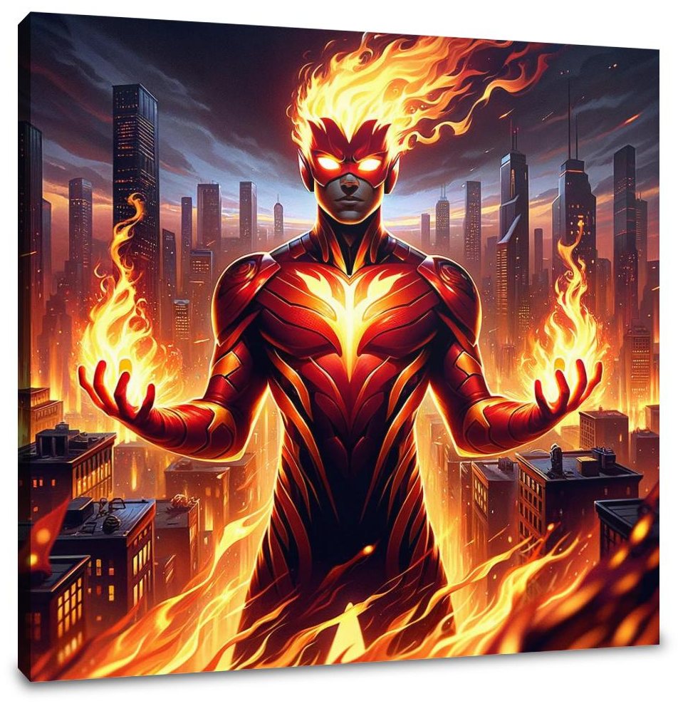 Blaze Guardian Canvas