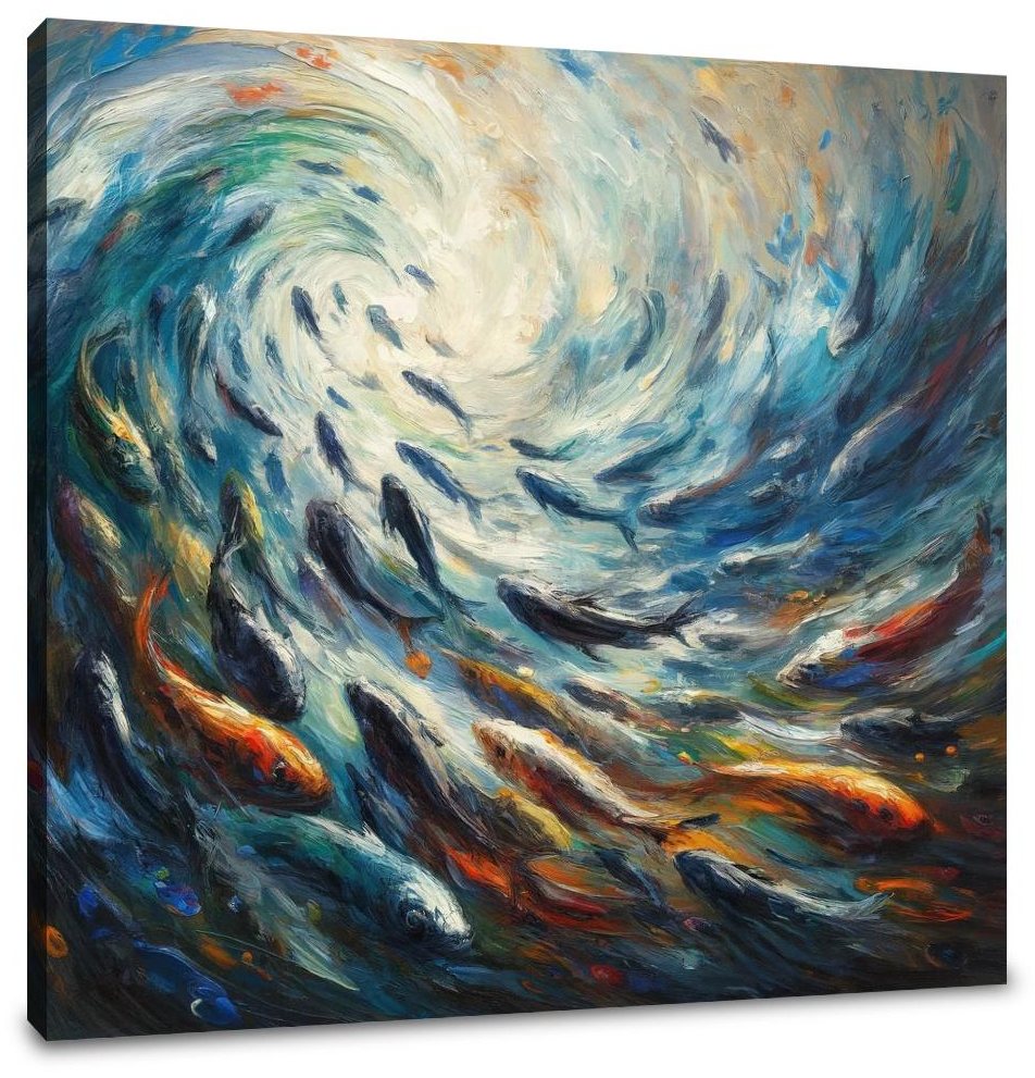 Aquatic Dance Canvas