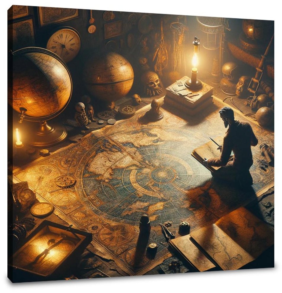 Cartographer's Quest Canvas