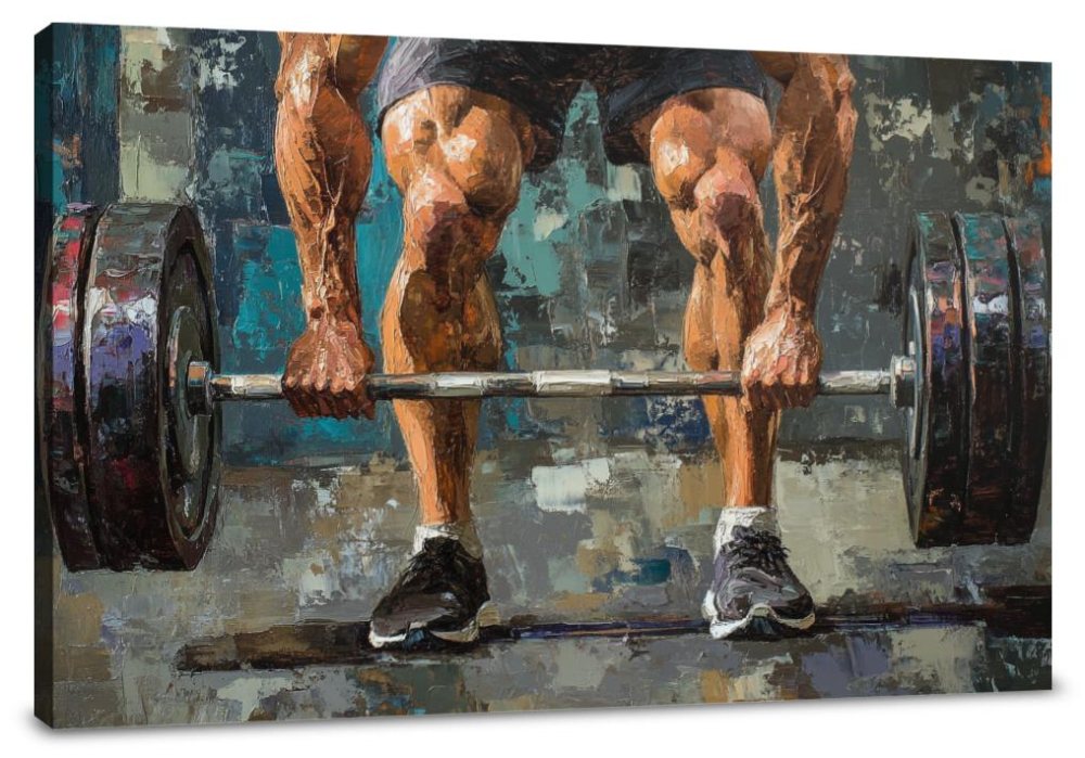 Barbell Focus Canvas