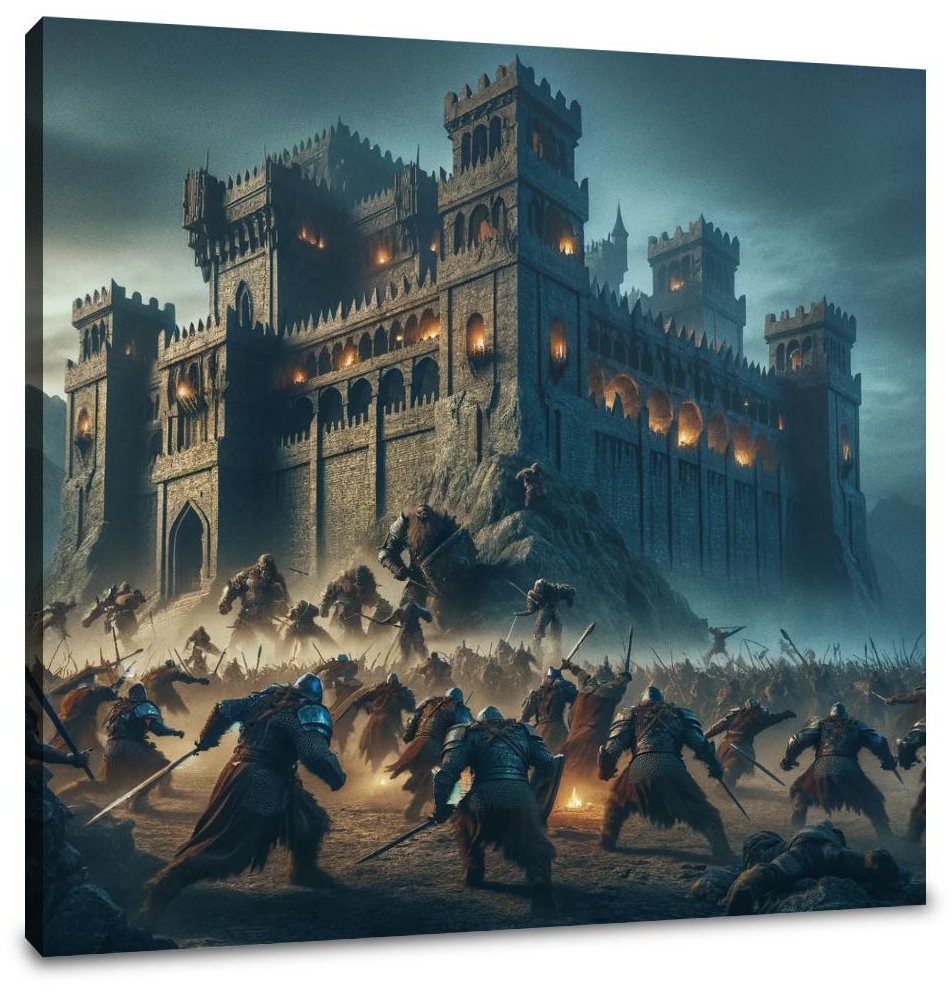 Twilight Siege Canvas