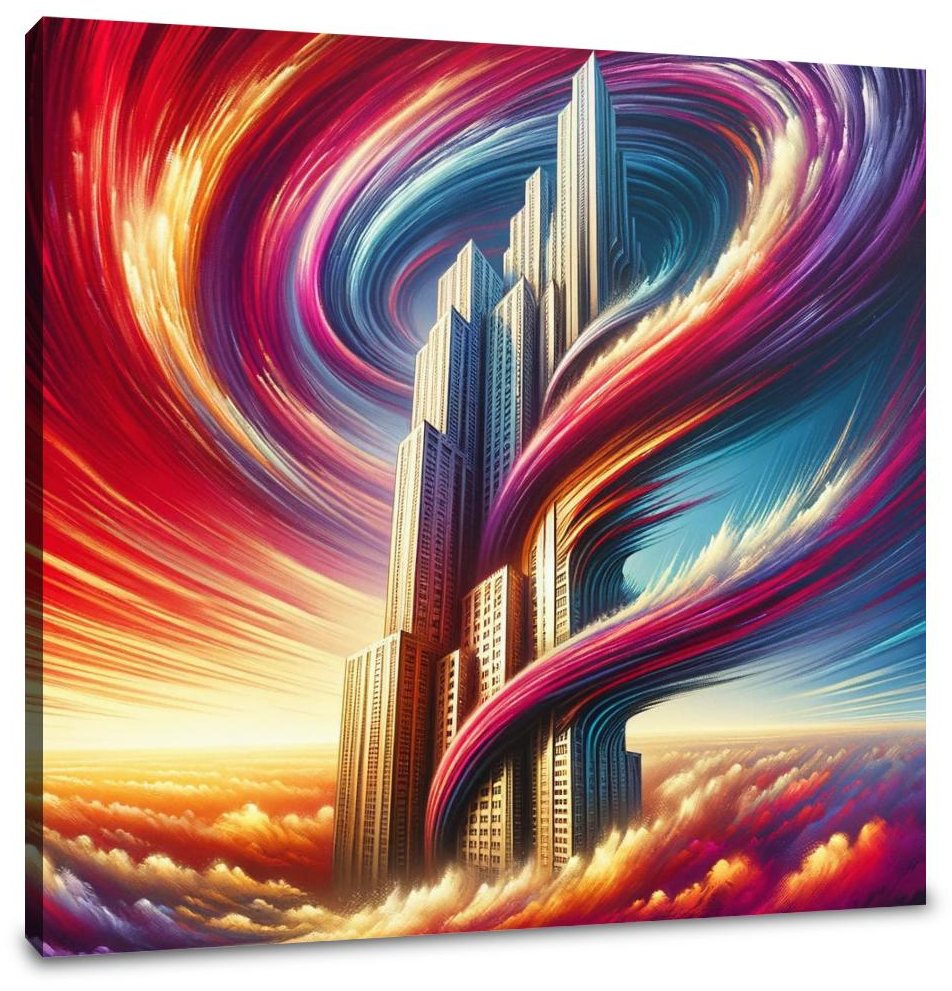 Surreal Heights Canvas