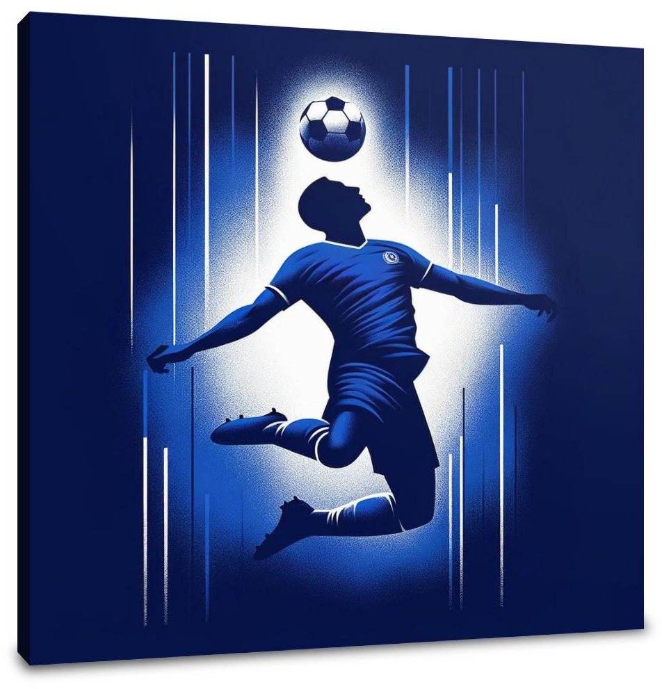 London Blue Header Canvas