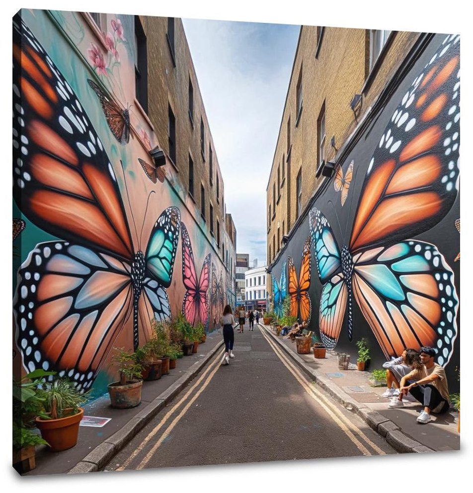 Butterfly Lane Canvas