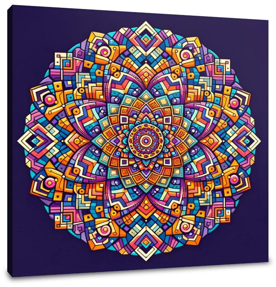 Vibrant Precision Canvas