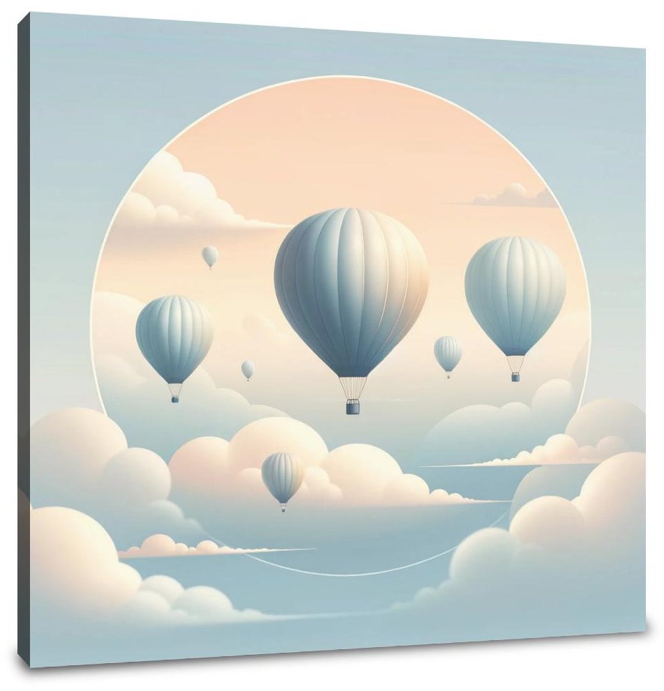 Pastel Ascent Canvas