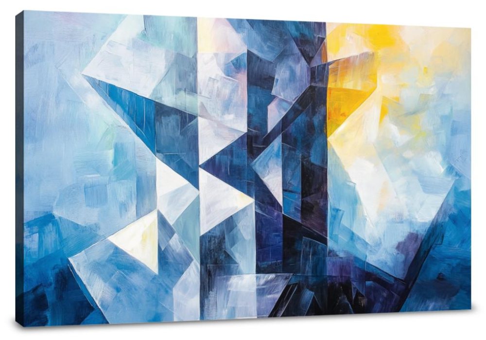 Geometric Tower Canvas