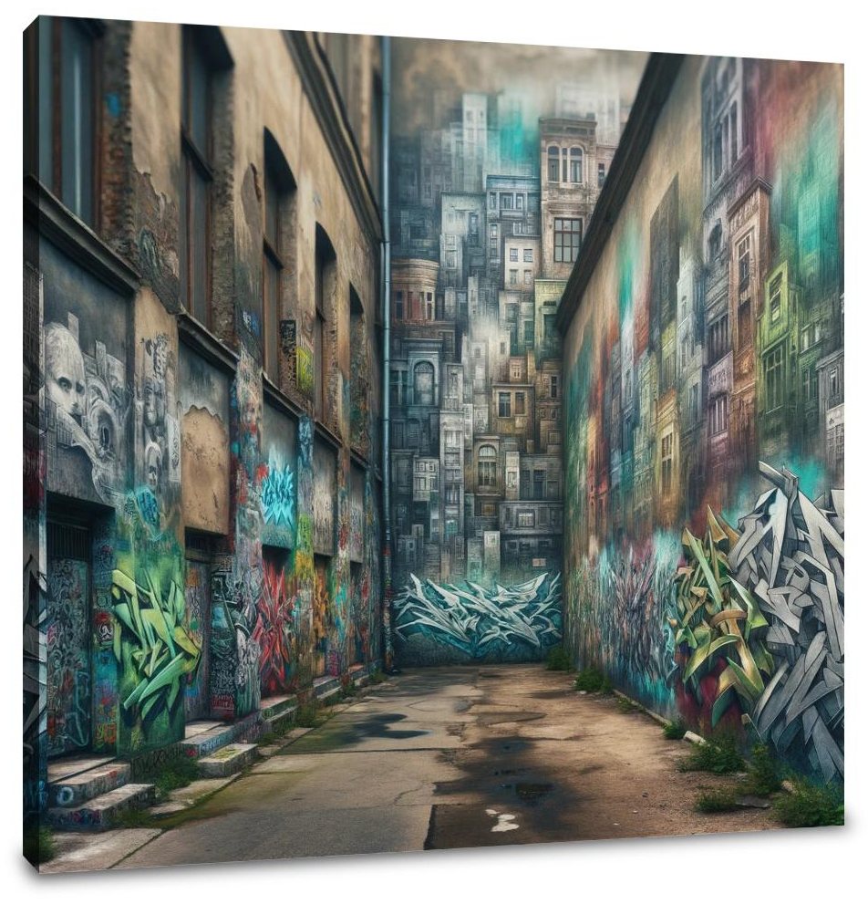 Echoes of the Alley Canvas