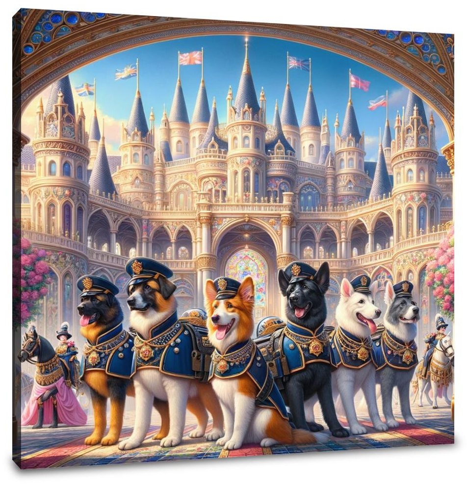 Regal Guardians Canvas