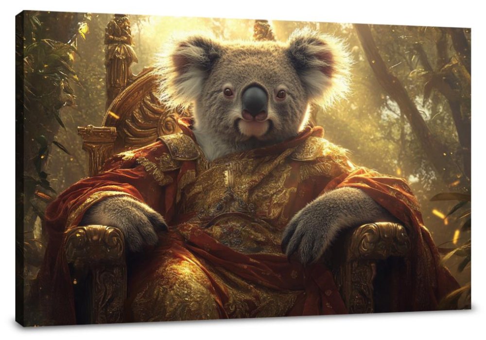 Twilight Majesty Koala Canvas