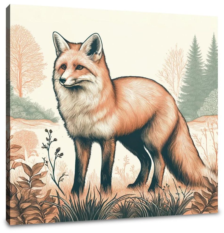 Forest Fox Canvas