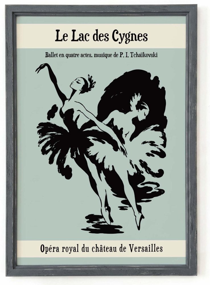 Swan Lake Ballet Poster Print