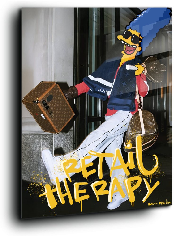 Retail therapy. Plexiglas 60 x 80 (20 x 30 in)
