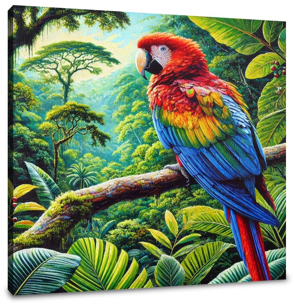 Tropical Vibrance Canvas