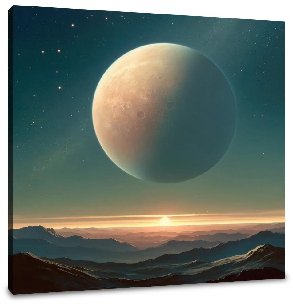 Celestial Horizons Canvas