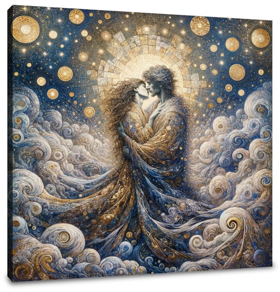 Starry Embrace Canvas