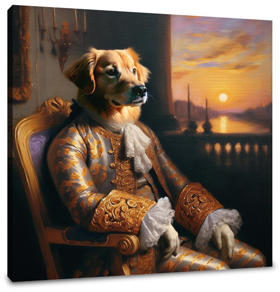 Regal Retriever Royalty Canvas
