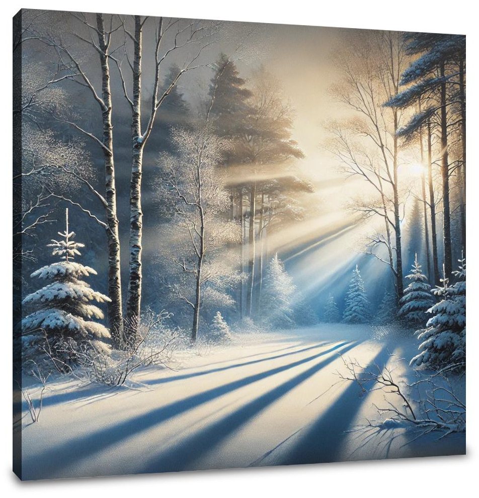 Winter's First Light Canvas