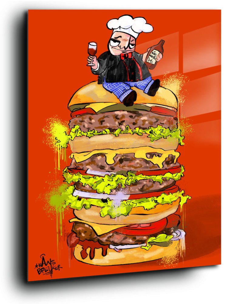 Hamburger Tower. Mad Chefs