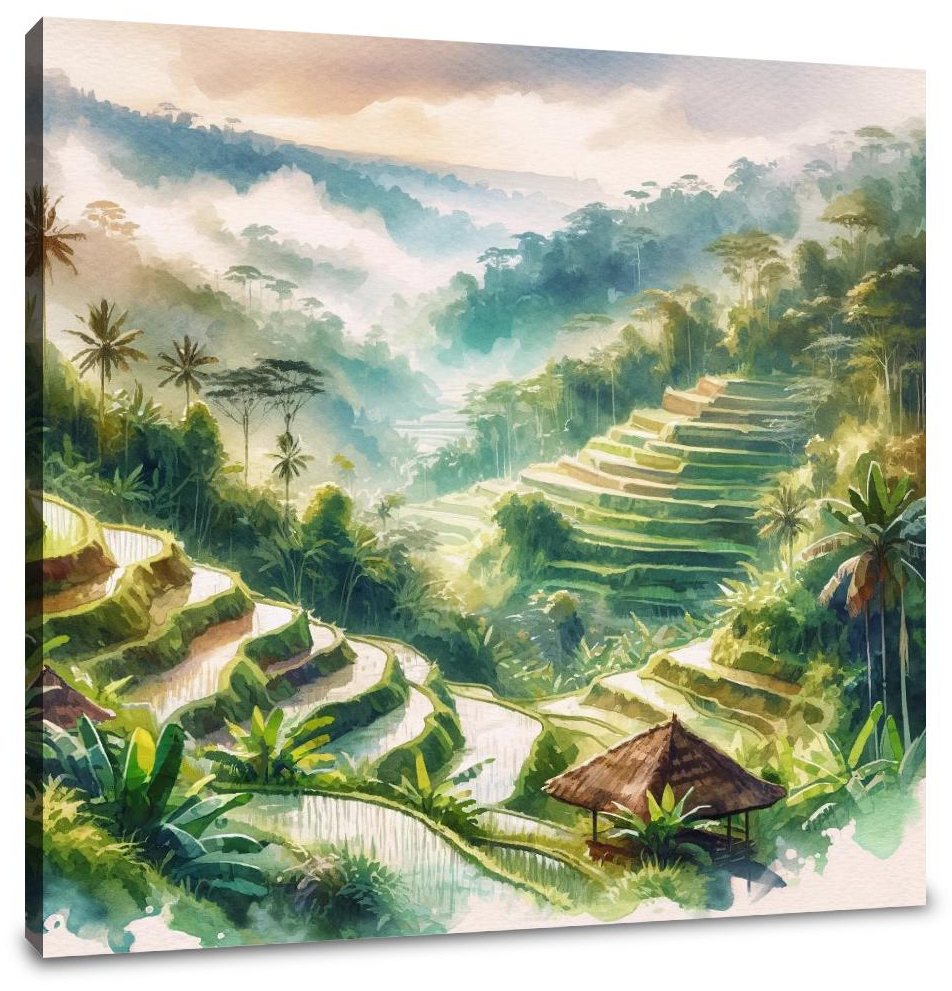 Ubud Tranquility Canvas