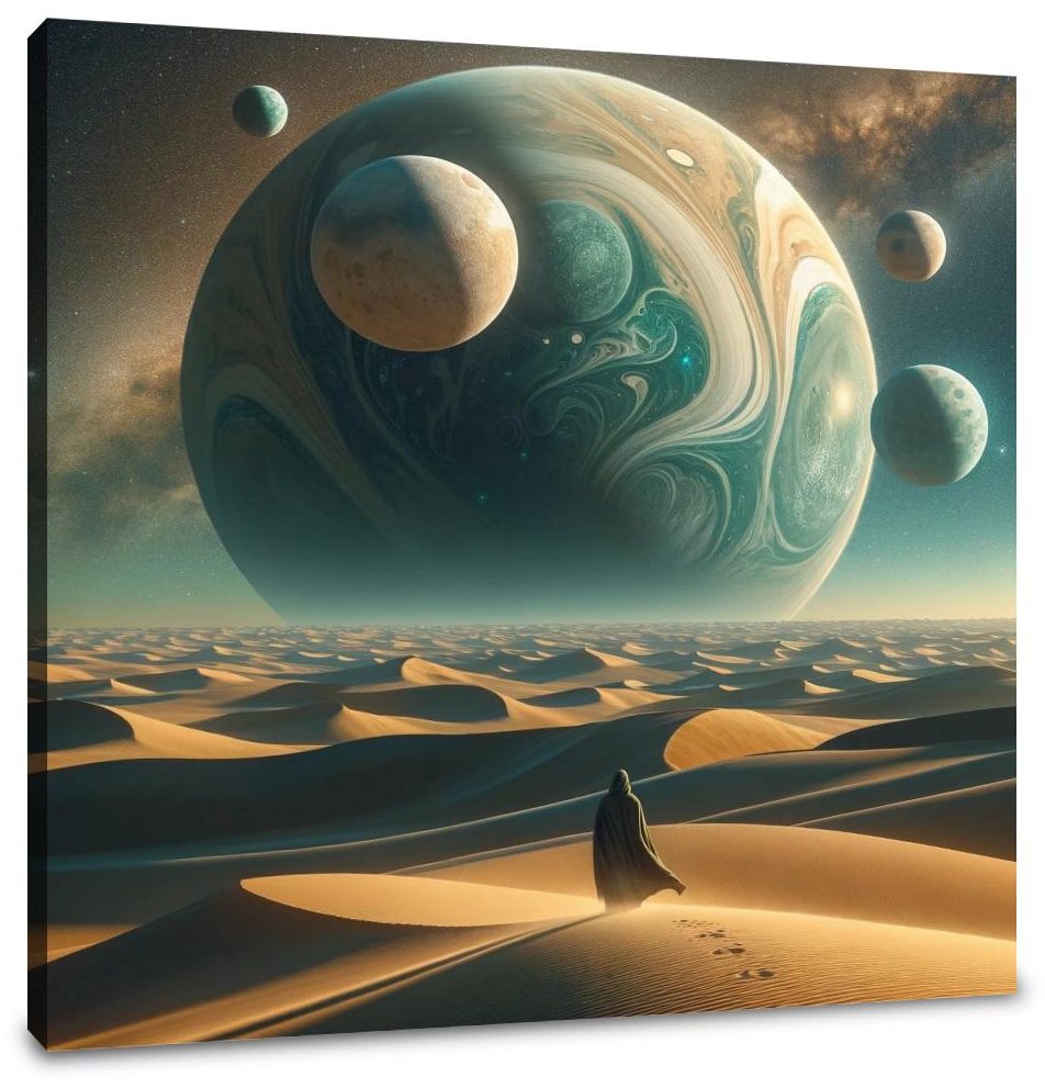 Ethereal Desert Canvas
