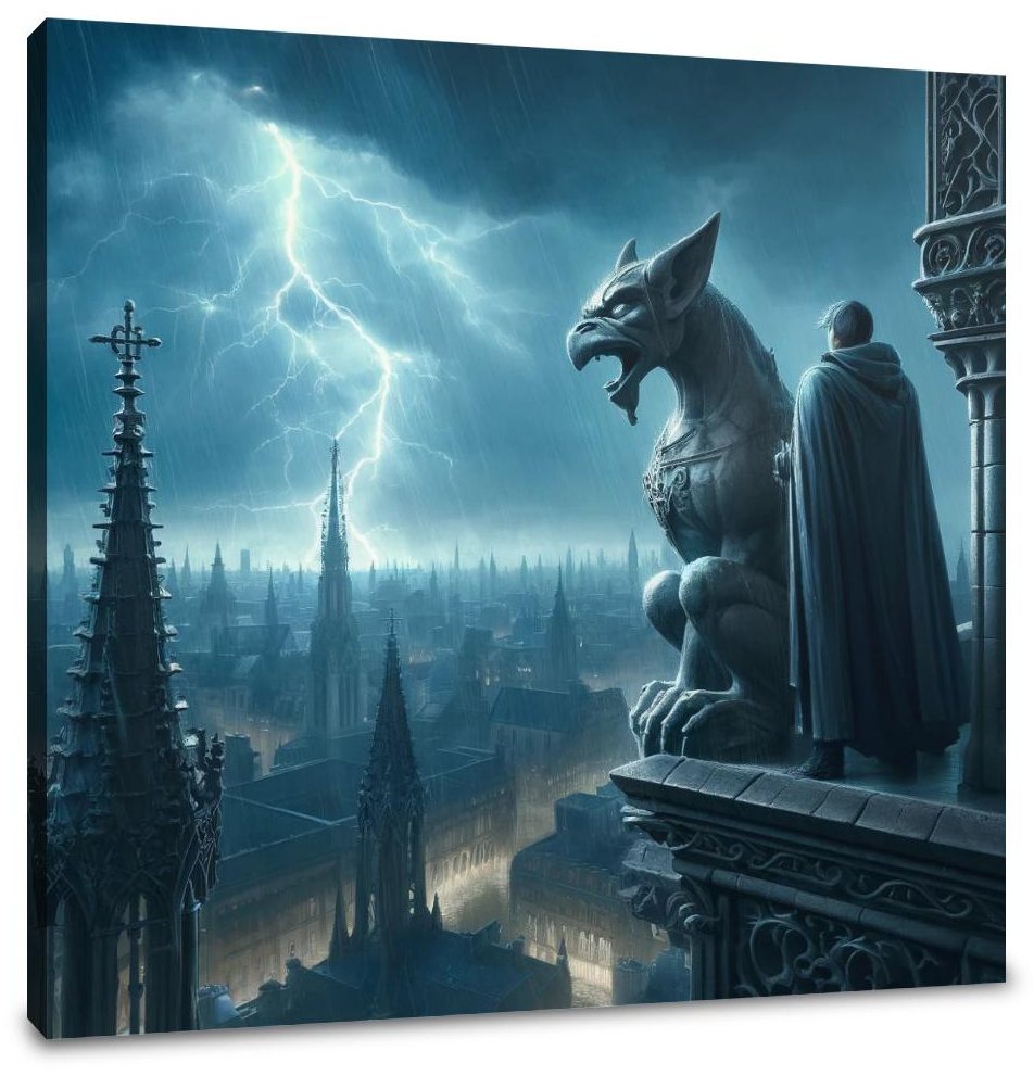 Gargoyle Overlook Canvas