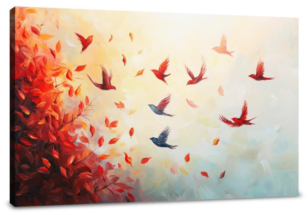 Feathered Leaf Canvas