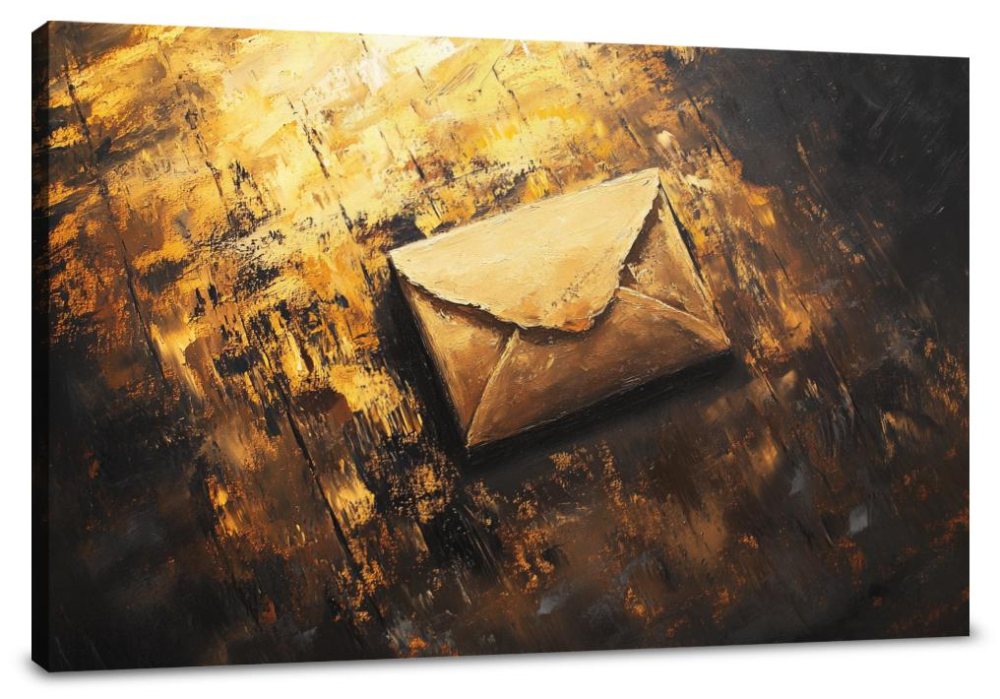 Forgotten Letters Luminescent Canvas