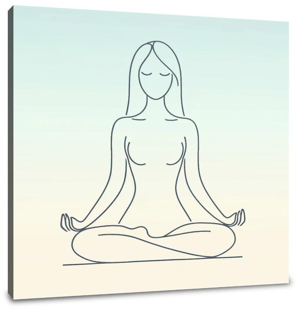Serenity in Lotus Canvas