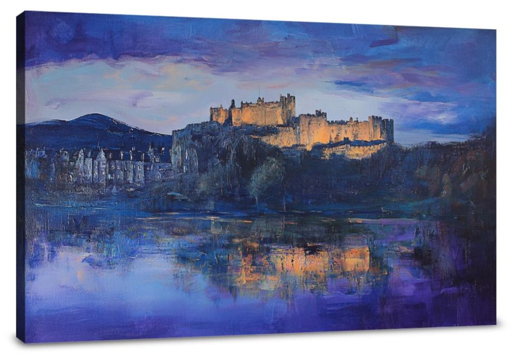 Stirling Castle Twilight Canvas