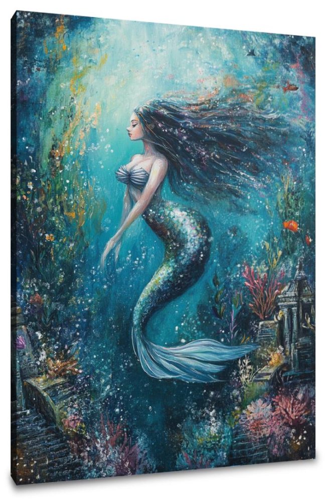 Mystical Mermaids Canvas