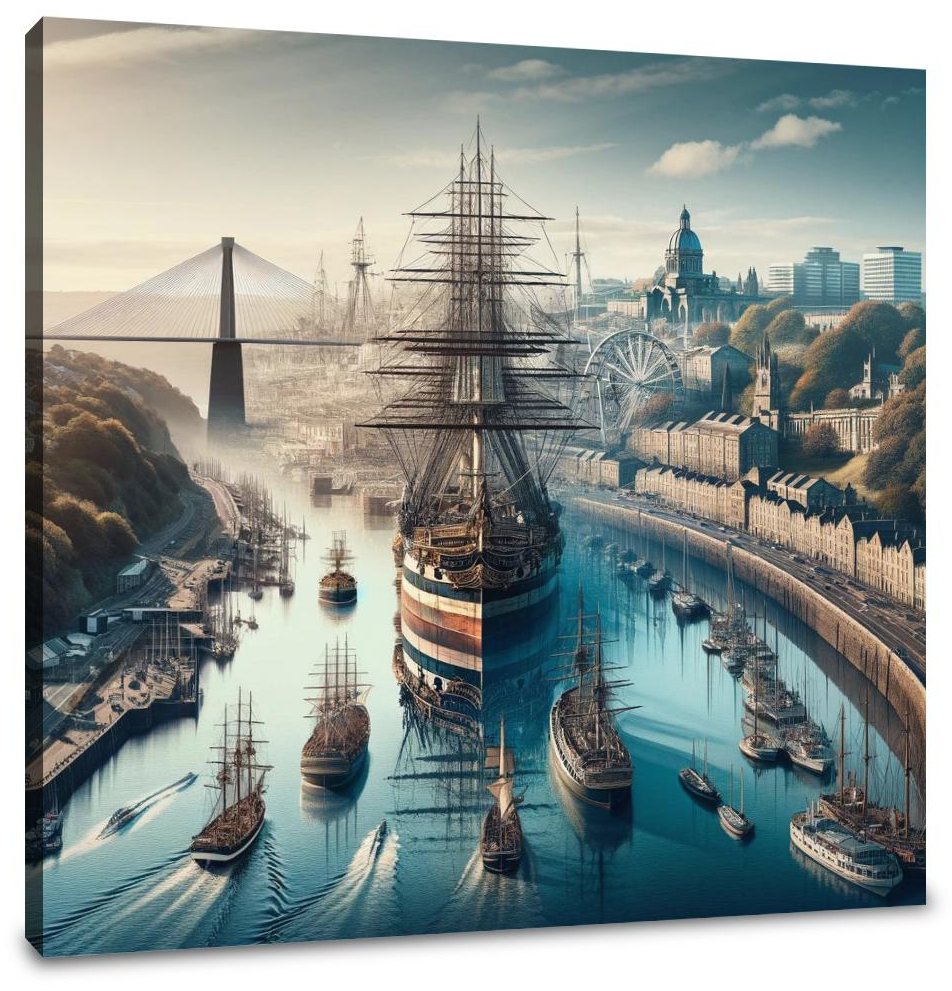 Panoramic Bristol Canvas