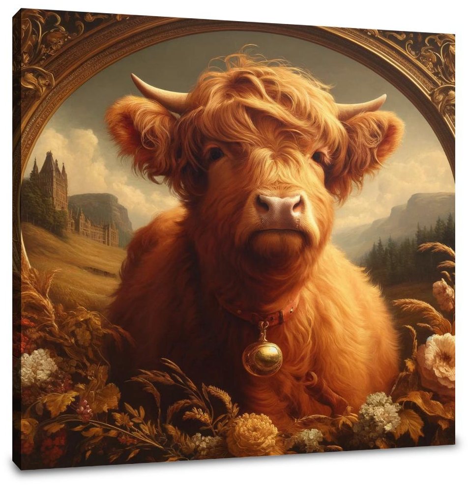 Victorian Highland Grace Canvas