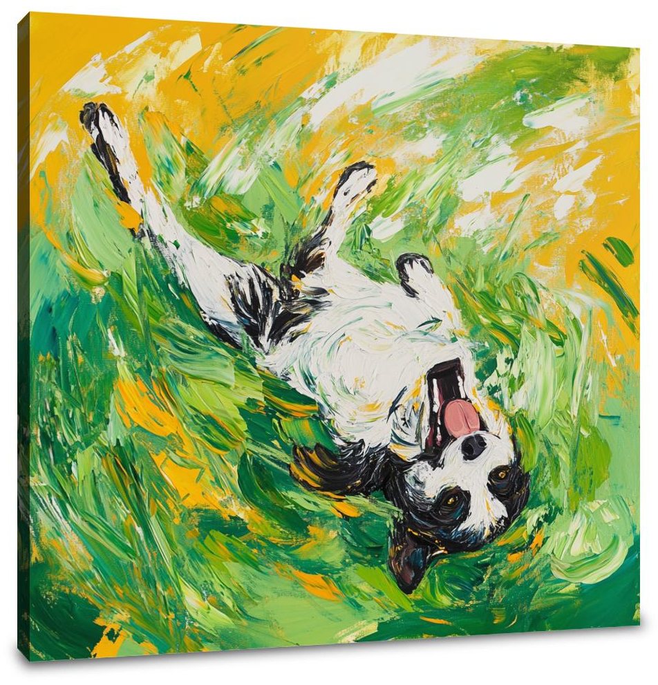 Joyful Canine Canvas