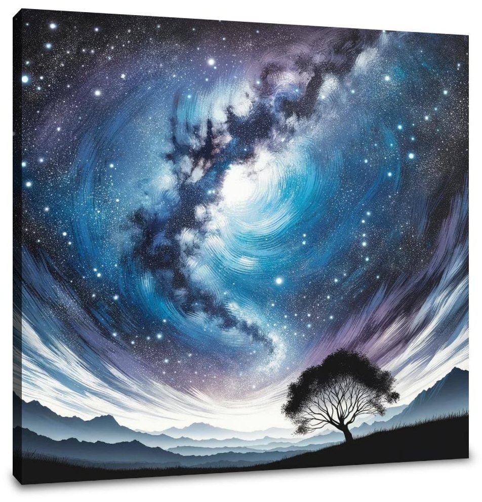 Starry Solitude Canvas
