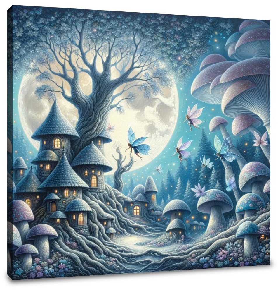 Moonlit Fairies Canvas